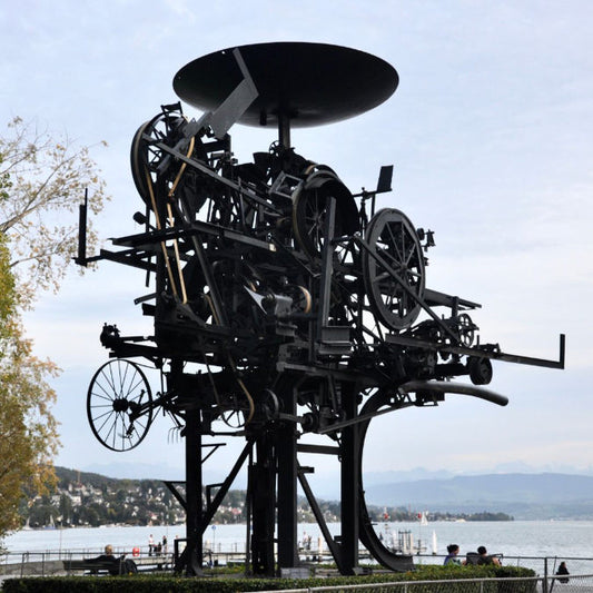 "Tinguely’s sculpture Heureka in Zurich" ©MatchArt, 2023