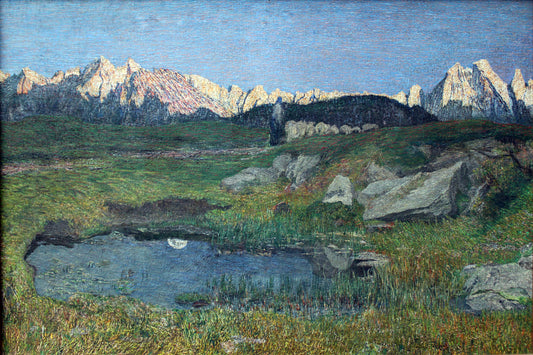 Alpine Landscape at Sunset, 1897 by Segantini 