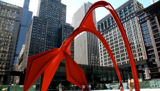 Sculpture by Alexander Calder in Chicago, by Vincent desjardins under CC BY 2.0
