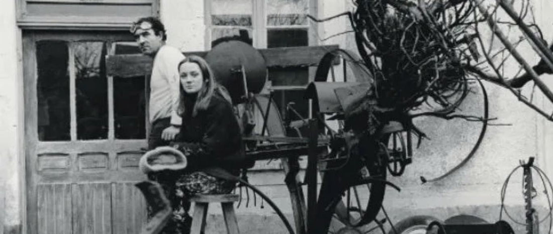 Jaen Tinguely and wife Niki de Saint Phalle in Basel @MatchArt, photo under public domain