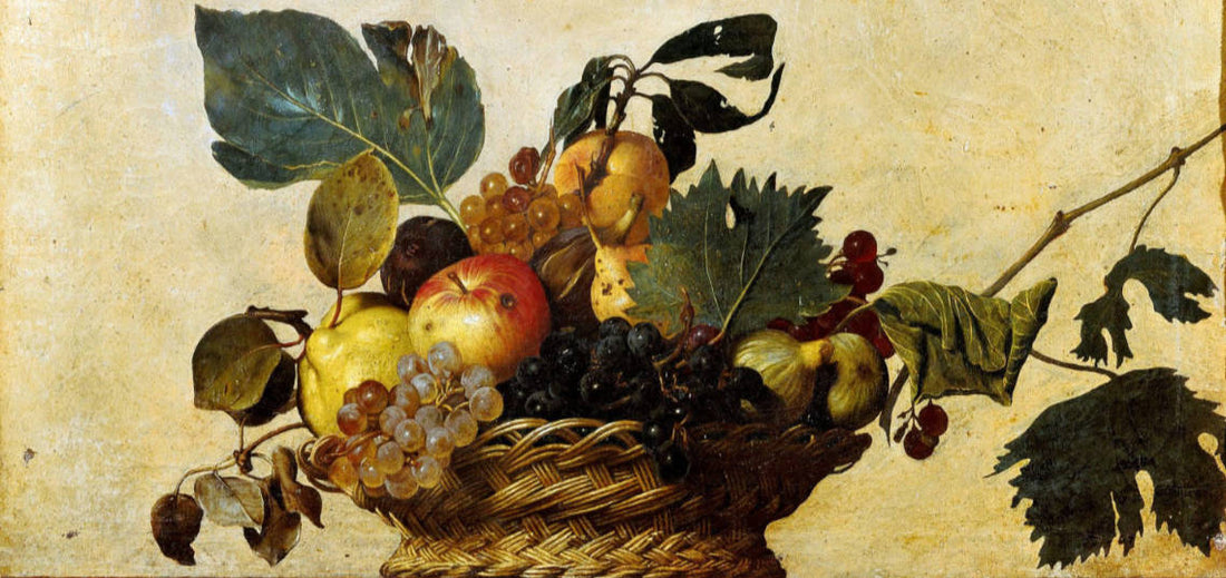 "Caravaggio Canestra di Frutta" Public Domain Mark 1.0