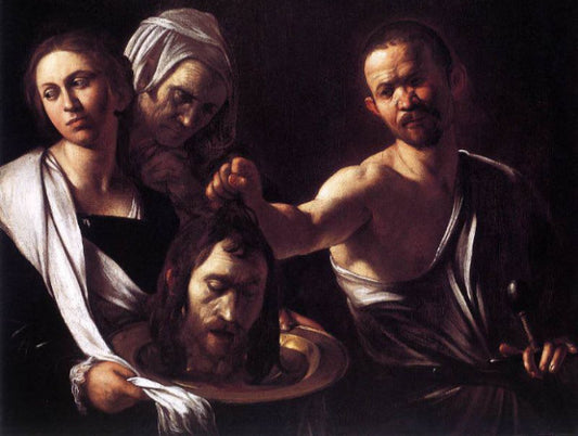 Caravaggio, Paint, Salomé, 1607, National Gallery, London, by rjhuttondfw, under CC BY 2.0