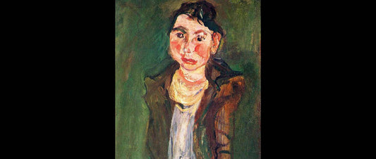 Painting "Farm Girl" by Chaïm Soutine