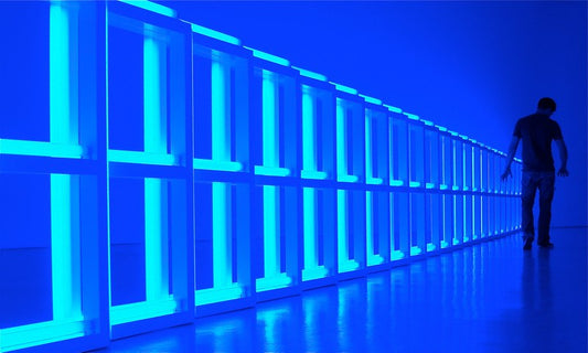 Dan Flavin, installation view, by Dean Hochman is licensed under CC BY 2.0