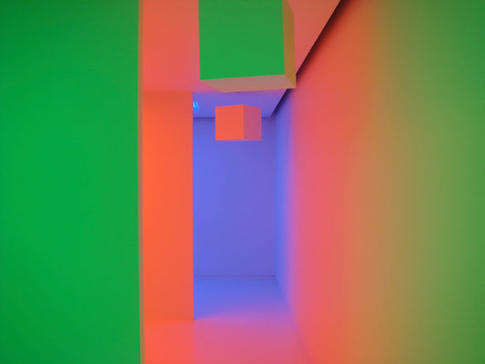 Carlos Cruz-Diez, Chromosaturation artwork, Photo: Atelier Cruz-Diez © Carlos Cruz-Diez / Bridgeman Images 2024, MatchArt