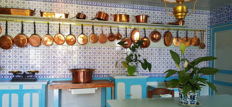 Interior of Claude Monet's kitchen, by Viaggiatrice Curiosa, 2019