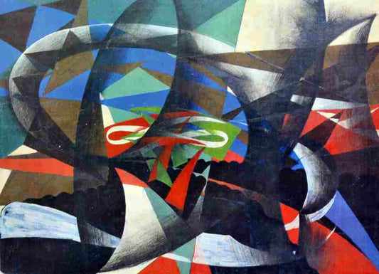 'Patriotic Demonstration' by Giacomo Balla" by umseas CC BY 2.0